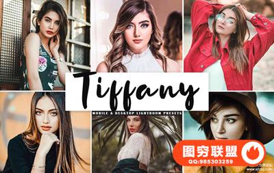 明亮生动旅拍人像LR预设+移动APP预设 Tiffany Lightroom Presets