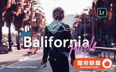 摄影师Pierre Borodin深秋旅拍Lightroom预设 Balifornia Presets - Purple