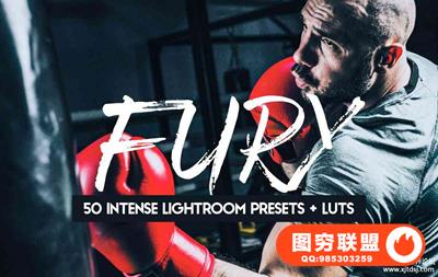 健身健美运动摄影LR预设+APP预设+LUT预设 Intense Lightroom Presets