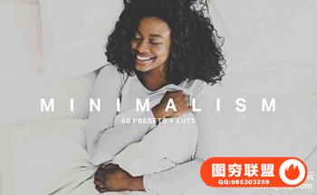 极简主义胶片风LR预设+LUT预设 50 Minimalism Lightroom Presets LUTs