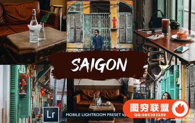 清晰通透街拍电影色调手机版Lightroom预设 SAIGON COLLECTION