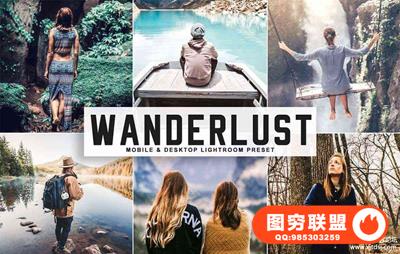森系人像胶片Lightroom预设+APP预设 Wanderlust Lightroom Presets