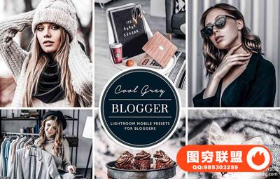 Insta网红灰调人像LR预设+APP预设 Instagram Blogger Lightroom Presets