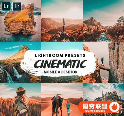 INS风格电影胶片LR预设+手机lr预设Cinematic insta Lightroom Presets