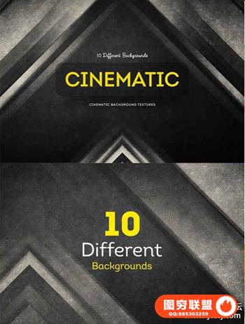 10款电影黑色背景纹理套装 Cinematic Background Textures【jpg】