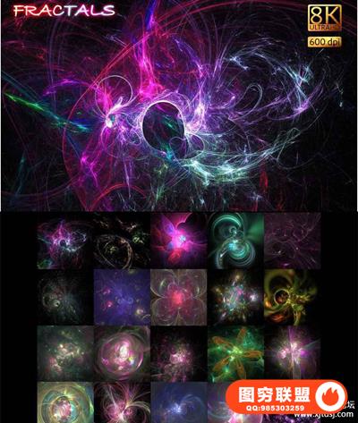 8K分形叠加 PNG8K Fractals [2.92 GB]