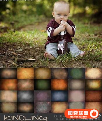 来自Swoon the Moon的梦幻人像摄影后期叠加合成纹理素材