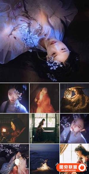 知竹摄影后期日系小清新婚礼古风教程第四期全附带素材