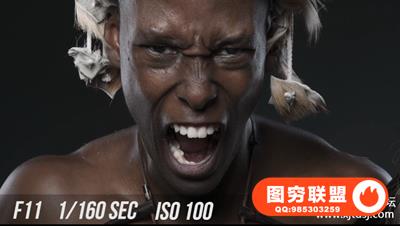 祖鲁族战士-完整肖像修饰