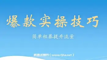 淘系爆款流量实战课(搜索流量)