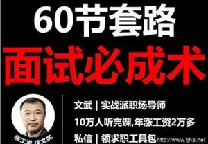 文武老师：60节套路面试必成术（完结）_下载