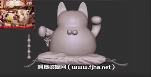 招财猫次世代案例全流程教学[画质高清]