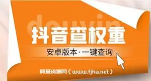 外面收费599一个月的抖音查权重工具