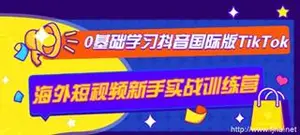 Tiktok海外短视抖音频跨境带货实操教程下载