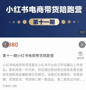 盗坤 第十一期小红书电商带货陪跑营