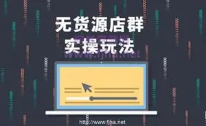 电商创业：从0起步做无货源店群一件代发价值2980元