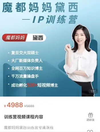 魔都妈妈黛西IP训练营视频课程