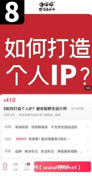 谢安妮如何打造个人IP价值410元