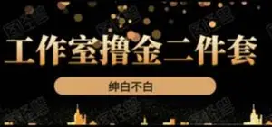 绅白不白·工作室撸金二件套价值399元