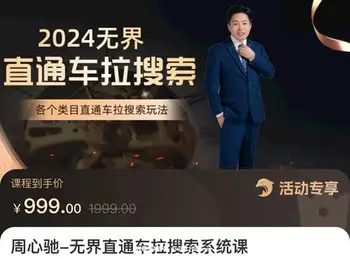 周心驰·无界直通车拉搜索系统课