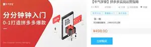 牛气学堂：拼多多实战运营指南价值498元