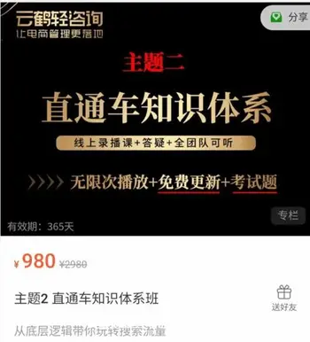 思源·直通车知识体系班价值980元