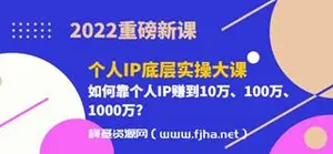 粥左罗个人IP底层实操大课