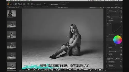 私房摄影教程]PeterCoulson-工作室一盏灯布光私房写真人像摄影-中英字幕