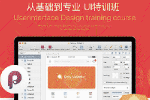 [郁闷的鸡]UI设计特训班（93.45G高清录屏教程+课件）