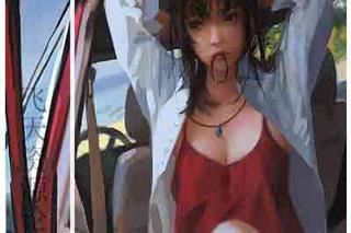 韩国画师Taejune Kim唯美梦幻带场景年轻女性原画绘画教程-CG原画|插画|鼠绘