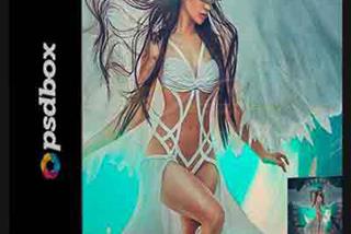 PSDBOX –在PHOTOSHOP中创建高级的神话幻想合成教程-中文字幕