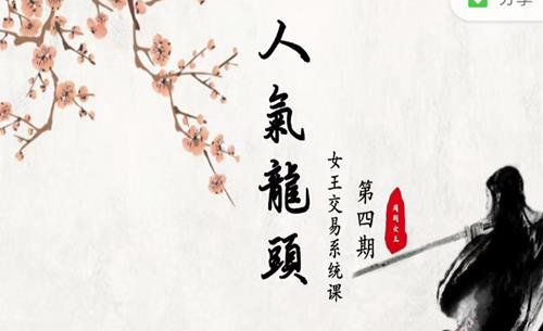 女王低吸人气龙头《女王交易系统课》第四期