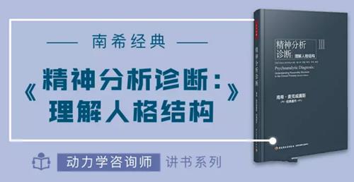 南希经典《精神分析诊断：理解人格结构》动力学咨询师讲读 14讲