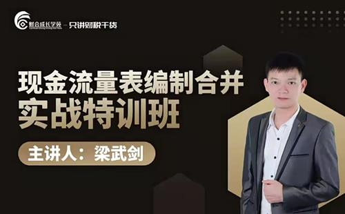 梁武剑现金流量表编制合并实战特训营课程