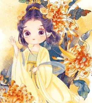 瑶背背十二花神2022古风水彩插画课【画质高清有笔刷】
