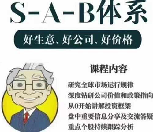 野生分析老PU：“S-A-B体系”大专栏