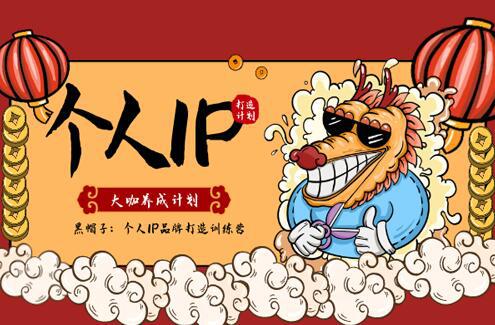 黑帽子：个人IP品牌打造训练营，大咖养成计划课程视频