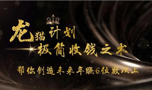 龙猫计划·极简收钱之术