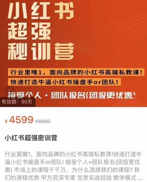 小红书超强秘训营，爆文制造技巧，低预算高roi投放技巧，内容营销思维