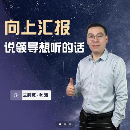 三棵葱老潘向上汇报——说领导想听的话