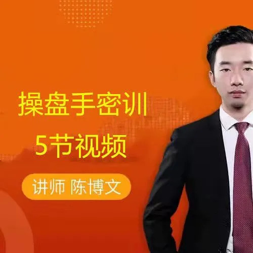 陈博文操盘手密训 5节视频
