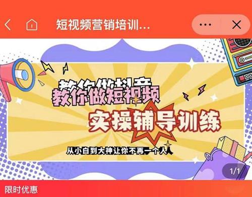 蕊总很忙·短视频营销培训实操课教你快速入门