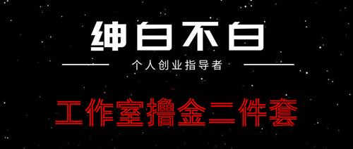 绅白不白·工作室撸金小红书头条项目
