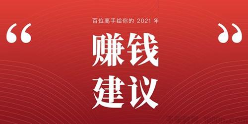 赚钱高手分享的2021年赚钱建议电子书