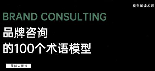 品牌咨询的100个术语模式