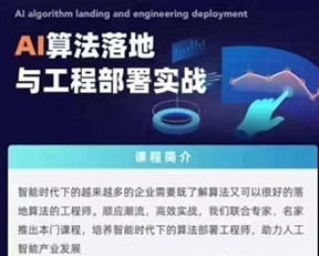 开课吧-AI算法落地与工程部署实战