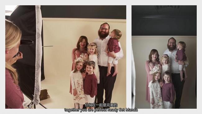 [新生儿童摄影] Meg Bitton-新生儿工作室：家庭摆姿势摄影布光教程-中英字幕