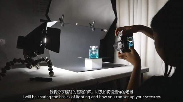 [产品静物摄影] 美食产品摄影：美食产品初学者摄影布光指南教程-中英字幕