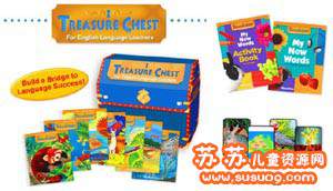 美国加州原版教材 Treasure Chest GK幼儿园版 分级读物PDF134册+配套mp3+练习册+点读