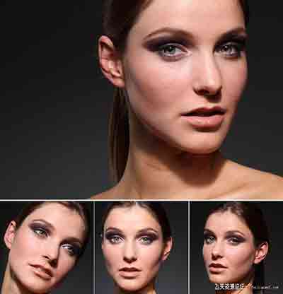 适合人像精修练习的人像脸部特写RAW格式原片下载15P-摄影RAW原片